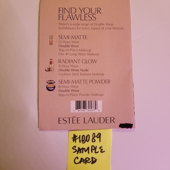 ✅#10089 Ester Lauder Double Wear Foundation Sample Book - Picture 2 of 4